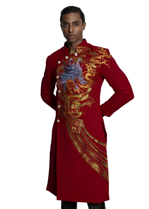 ÁO DÀI NAM M027