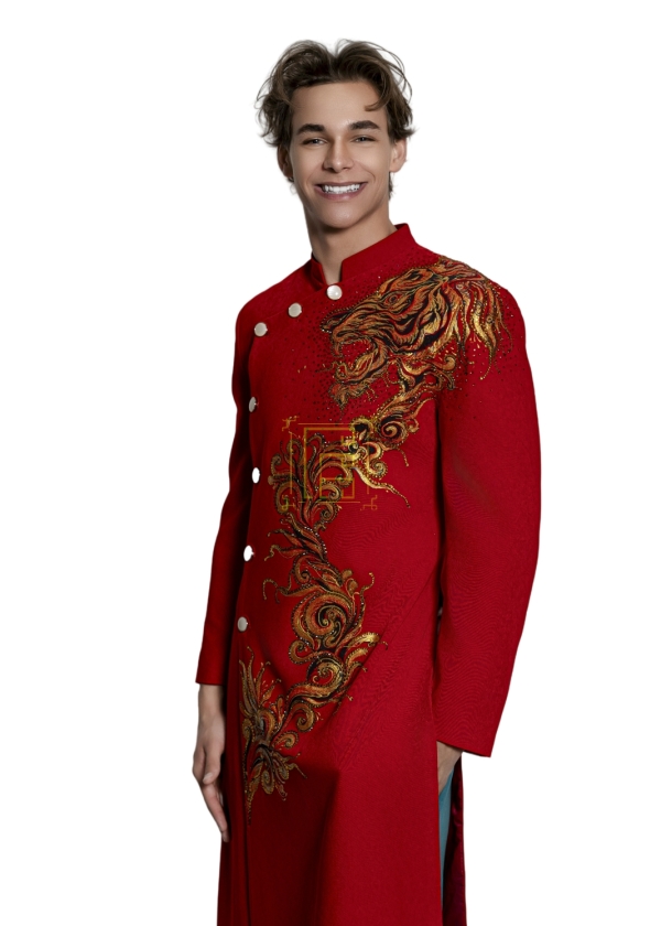 ÁO DÀI NAM M036